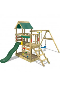 Игровой комплекс из дерева Данилушка-4